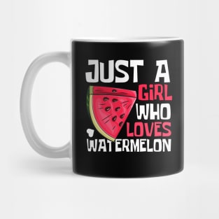 Just A Girl Who Loves Watermelon Funny Mug